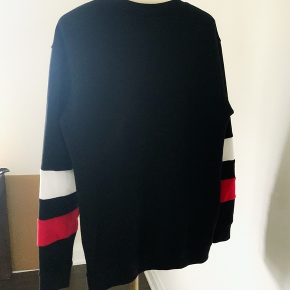 Pink Lace up Sweatshirt - Picture 2 of 3